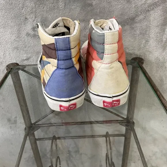 Vans MoMA Shoes Sk8-Hi Museum of Modern Art Skate Sneaker 2020 Women 8 Rainbow - Picture 5 of 12